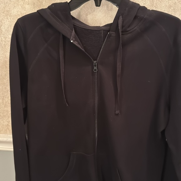Ladies Black Hoodie Jacket Size Medium - Picture 4 of 10